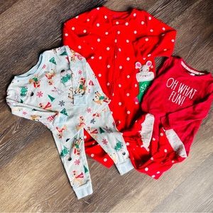 4T Christmas pajamas bundle